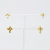 Dainty Cross Stud Earrings
