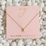 Mini Keepsake Initial Necklace