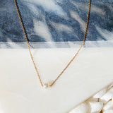 Collier de perles simples délicat