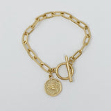 Pulsera de cadena con dijes del zodíaco