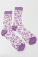 Calcetines transparentes Heartful Love