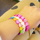 Bracelet extensible coeur Shelly