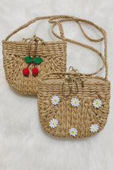 Bolso bandolera de paja Juicy Bloom