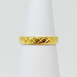 Anillo acolchado dorado