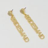 Soyez mes boucles d’oreilles de demoiselle d’honneur