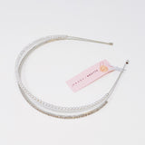 Diadema Dúo De Perlas Y Diamantes