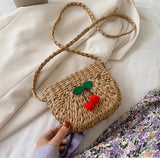 Bolso bandolera de paja Juicy Bloom