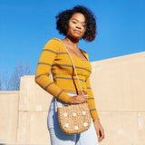 Bolso bandolera de paja Juicy Bloom