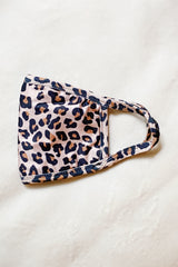 Máscara de tela de bebé leopardo