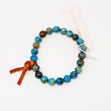 Pulsera de cuero con piedras
