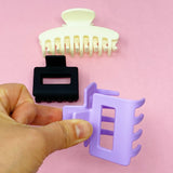 Matte Muted Hair Claw Set