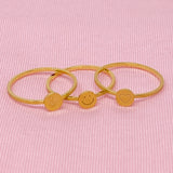 Anillo apilable de disco pequeño