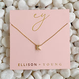 Mini Keepsake Initial Necklace