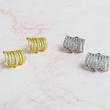 Boucles d'oreilles demi-créoles Shines In A Row