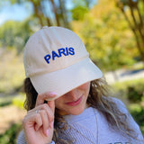 Gorra de algodón con palabra favorita