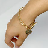 Pulsera de cadena con dijes del zodíaco