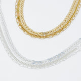 Tobillera con cadena Chevron, juego de 3