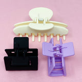 Matte Muted Hair Claw Set