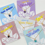 Collier pendentif en pierre semi-précieuse de méditation