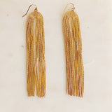 Boucles d'oreilles pendantes brins de chaîne