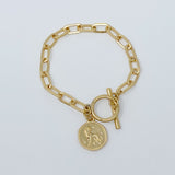 Pulsera de cadena con dijes del zodíaco