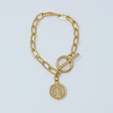 Pulsera de cadena con dijes del zodíaco