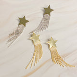 Pendientes Cascada Brillo Estrella