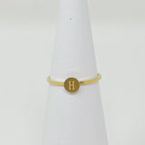 Petite bague initiale