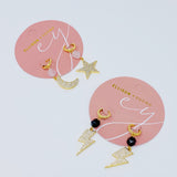 Shine From Sky Drop Earrings