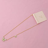Double Shine Butterfly Necklace