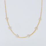 Collar Stella Flor Brillante