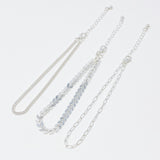 Tobillera con cadena Chevron, juego de 3