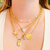 Collar Stella Flor Brillante
