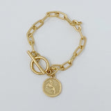 Pulsera de cadena con dijes del zodíaco