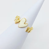 Anillo Abierto Corazón Suave
