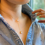 Collar con gota de brillo superior