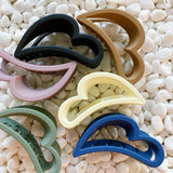 Juego de garras para el cabello en nombre de tu corazón