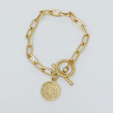 Pulsera de cadena con dijes del zodíaco