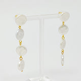 Boucles d'oreilles pendantes en perles de coquillage In Napoli