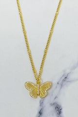 Collar Mariposa En Vuelo