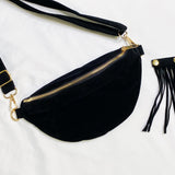 Sac à bandoulière frangé ou non