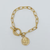 Pulsera de cadena con dijes del zodíaco