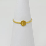 Petite bague initiale