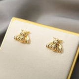 Boucles d'oreilles à tige en forme de bourdon