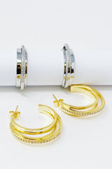 Pendientes de aro dimensionales Irene