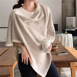 Poncho de lujo junto al río