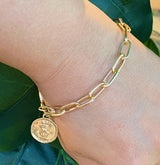 Pulsera de cadena con dijes del zodíaco