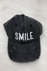 Gorra de bola de sonrisa