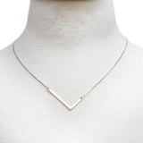Gold initial necklace for women, Letter L necklace, initial pendant, personalized necklaces from Online Jewelry Boutique Ellison + Young