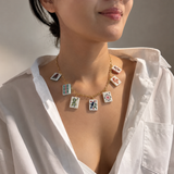 Mahjong Multi Tile Charm Necklace